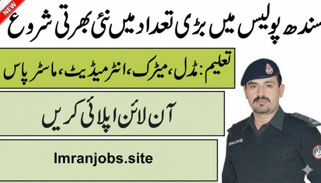 Sindh Police Jobs 2025